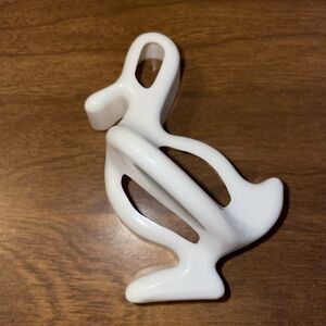 White 3" Wacky Goose Duck Cookie Cutter Art Mold  Unbranded